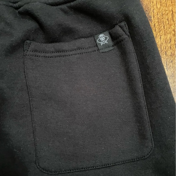 Insane OG Black Sweatpants Embrodiered Red Trim Size Small - Picture 3 of 11